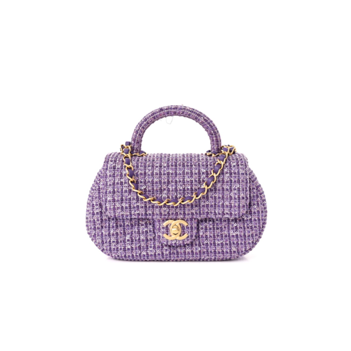 Ch**el small bag with top handle as4573 (23.5*13.5*5.5cm)
